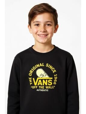 Boys Vans Official Brand Sweatshirt, Size XL, Black, Excellent Condition